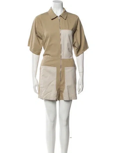 Pre-owned Rachel Comey Romper W/ Tags In Neutral
