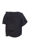 Rachel Comey Sashay Satin Top In Black