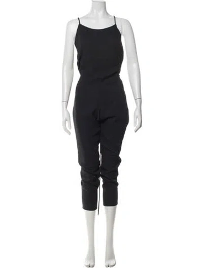 Pre-owned Rachel Comey Scoop Neck Jumpsuit In Blue