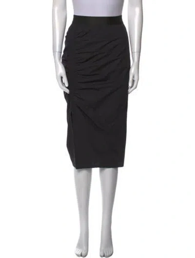 Pre-owned Rachel Comey Sequin Embellishments Midi Length Skirt In Black