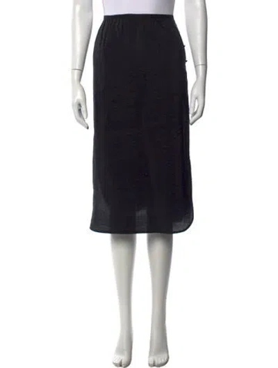 Pre-owned Rachel Comey Sequin Embellishments Midi Length Skirt In Black