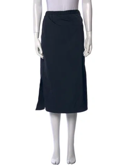Pre-owned Rachel Comey Sequin Embellishments Midi Length Skirt In Blue