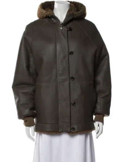 Pre-owned Rachel Comey Shearling Faux Fur Jacket W/ Tags In Neutral