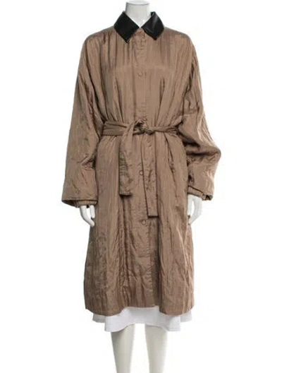 Pre-owned Rachel Comey Silk Coat In Neutrals