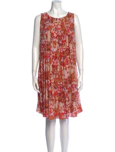 Pre-owned Rachel Comey Silk Mini Dress In Neutrals