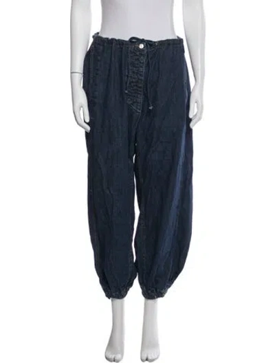 Pre-owned Rachel Comey Skinny Leg Pants In Blue