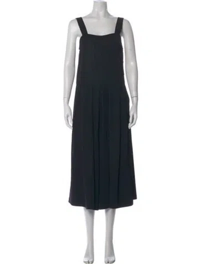 Pre-owned Rachel Comey Square Neckline Jumpsuit In Blue