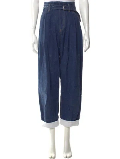 Pre-owned Rachel Comey Straight Leg Pants In Blue