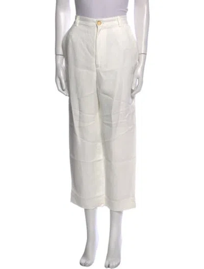 Pre-owned Rachel Comey Straight Leg Pants In White