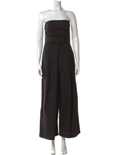 Pre-owned Rachel Comey Strapless Jumpsuit In Black
