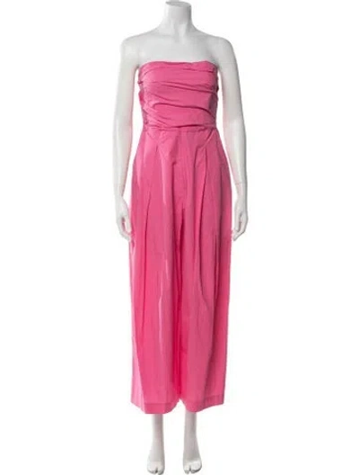 Pre-owned Rachel Comey Strapless Jumpsuit In Pink