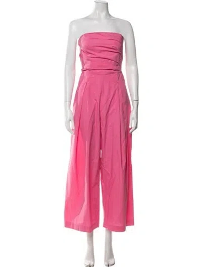 Pre-owned Rachel Comey Strapless Jumpsuit In Pink