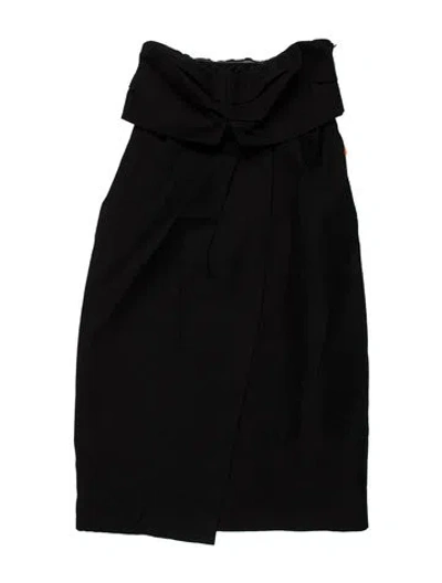 Pre-owned Rachel Comey Strapless Midi Length Dress W/ Tags In Black