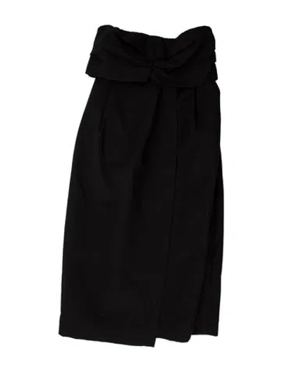 Pre-owned Rachel Comey Strapless Mini Dress In Black