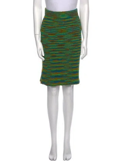 Pre-owned Rachel Comey Striped Knee-length Skirt In Blue