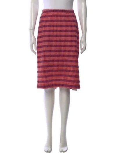 Pre-owned Rachel Comey Striped Knee-length Skirt In Pink