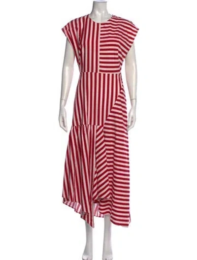 Pre-owned Rachel Comey Striped Long Dress In Multi