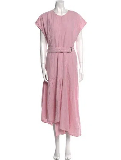 Pre-owned Rachel Comey Striped Long Dress In Red