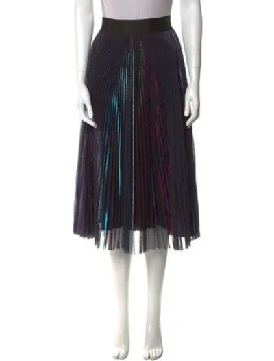 Pre-owned Rachel Comey Striped Midi Length Skirt In Silver