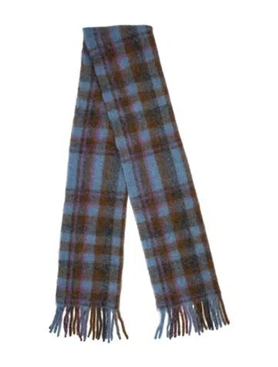 Pre-owned Rachel Comey Striped Scarf In Blue