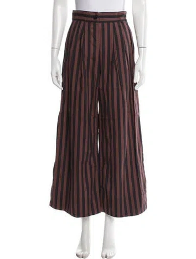 Pre-owned Rachel Comey Striped Wide Leg Pants In Multicolor