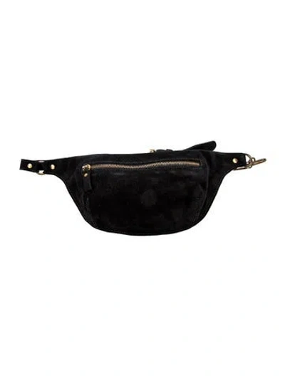 Pre-owned Rachel Comey Suede Belt Bag In Black