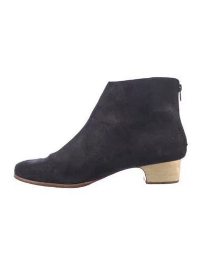 Pre-owned Rachel Comey Suede Boots In Black