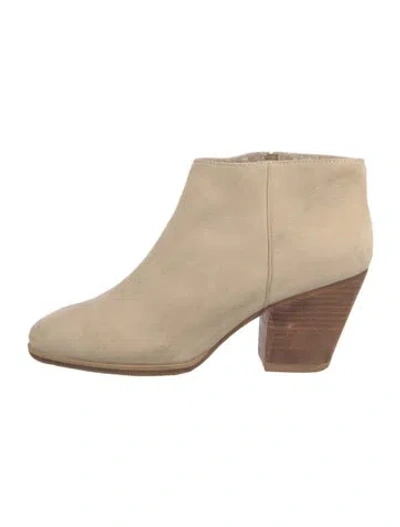 Pre-owned Rachel Comey Suede Boots In Neutral