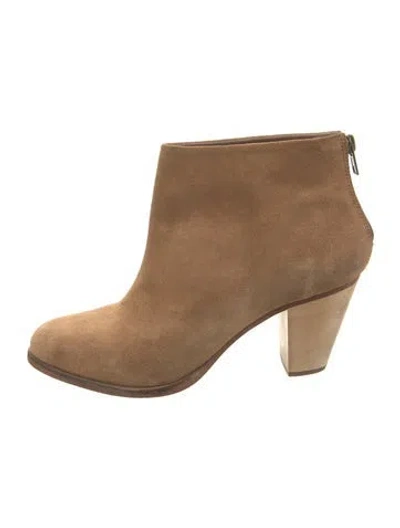 Pre-owned Rachel Comey Suede Boots In Neutral