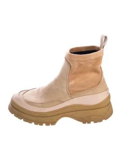 Pre-owned Rachel Comey Suede Boots In Neutral