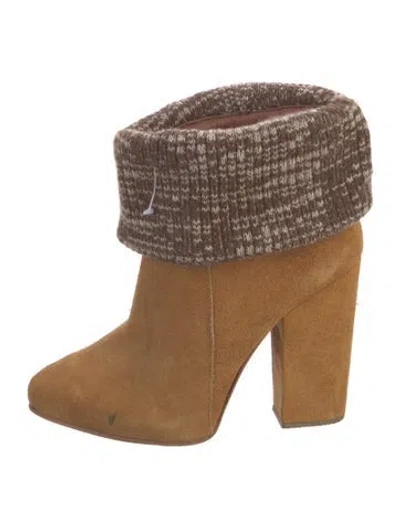 Pre-owned Rachel Comey Suede Boots In Neutral