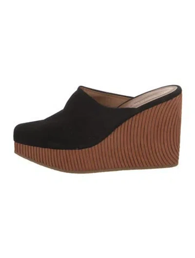 Pre-owned Rachel Comey Suede Mules In Brown