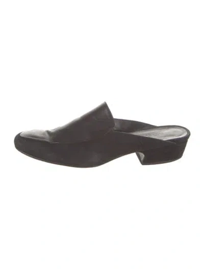 Pre-owned Rachel Comey Suede Mules In Gray