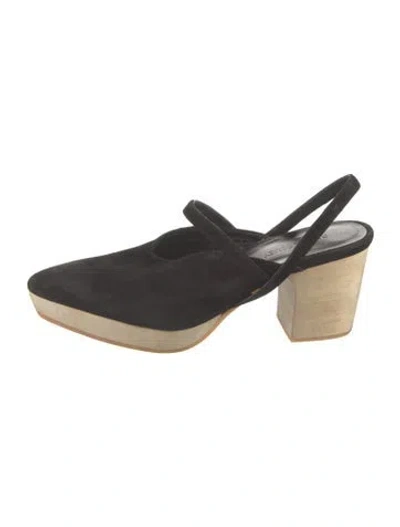 Pre-owned Rachel Comey Suede Pumps In Black