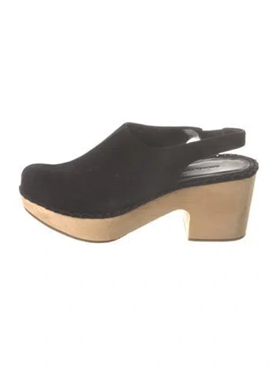 Pre-owned Rachel Comey Suede Pumps In Black