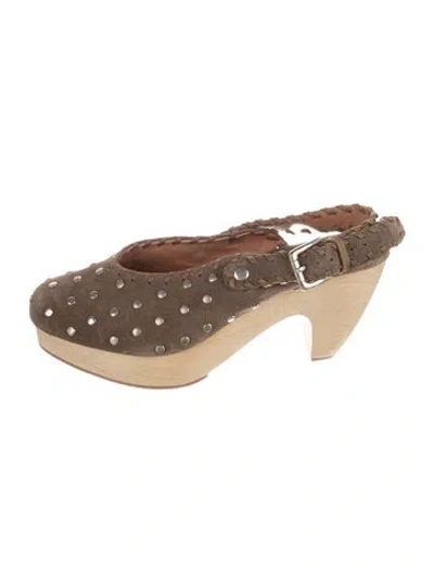 Pre-owned Rachel Comey Suede Pumps In Brown