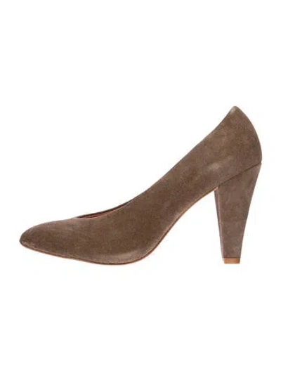 Pre-owned Rachel Comey Suede Pumps In Brown