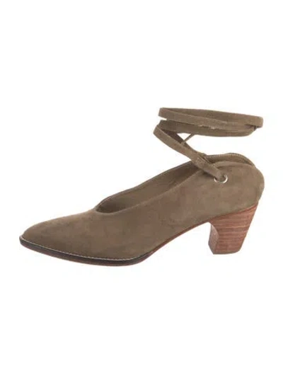 Pre-owned Rachel Comey Suede Pumps In Brown