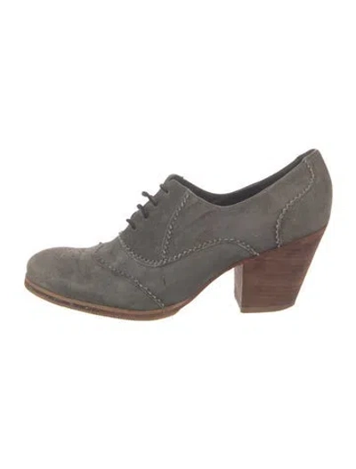 Pre-owned Rachel Comey Suede Pumps In Gray