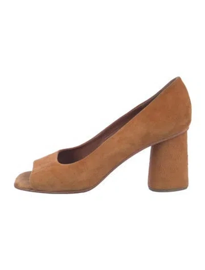 Pre-owned Rachel Comey Suede Pumps In Neutral