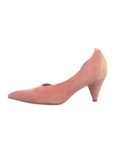 Pre-owned Rachel Comey Suede Pumps In Pink