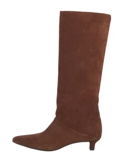 Pre-owned Rachel Comey Suede Riding Boots In Brown