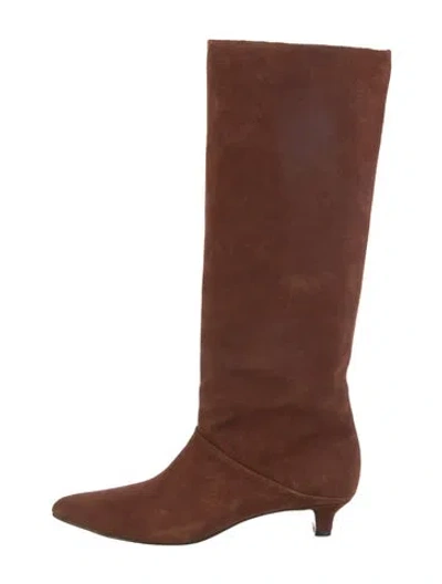 Pre-owned Rachel Comey Suede Riding Boots In Brown