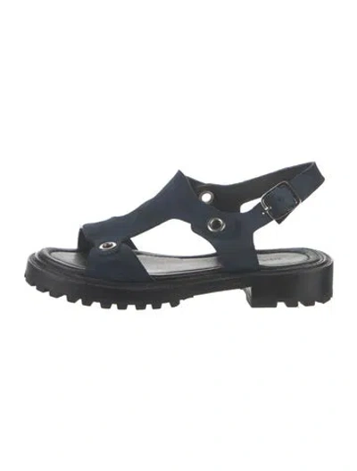 Pre-owned Rachel Comey Suede Sandals In Blue