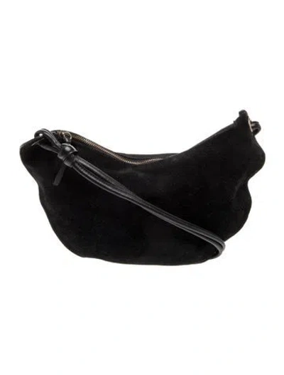 Pre-owned Rachel Comey Suede Shoulder Bag In Black