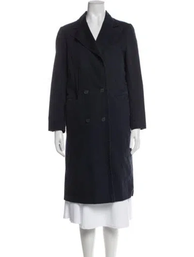 Pre-owned Rachel Comey Trench Coat In Blue
