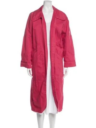 Pre-owned Rachel Comey Trench Coat In Pink