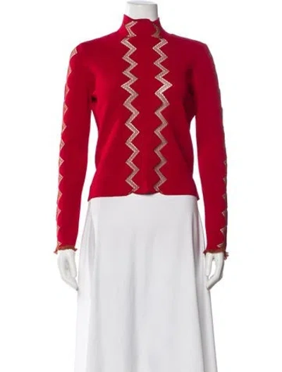 Pre-owned Rachel Comey Turtleneck Sweater In Red