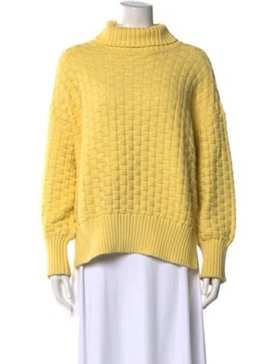 Pre-owned Rachel Comey Turtleneck Sweater In Yellow