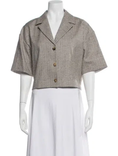 Pre-owned Rachel Comey Tweed Pattern Blazer W/ Tags In Neutral